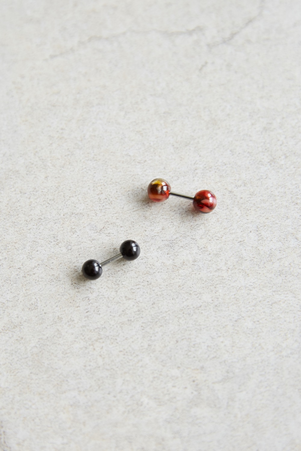 marble ball piercing (2colors)