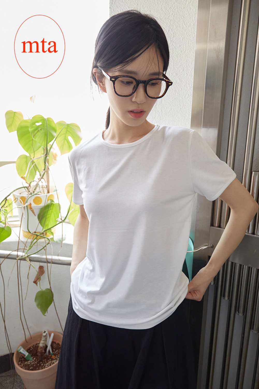(moaoL the archive) t-shirt 7 (ivory)