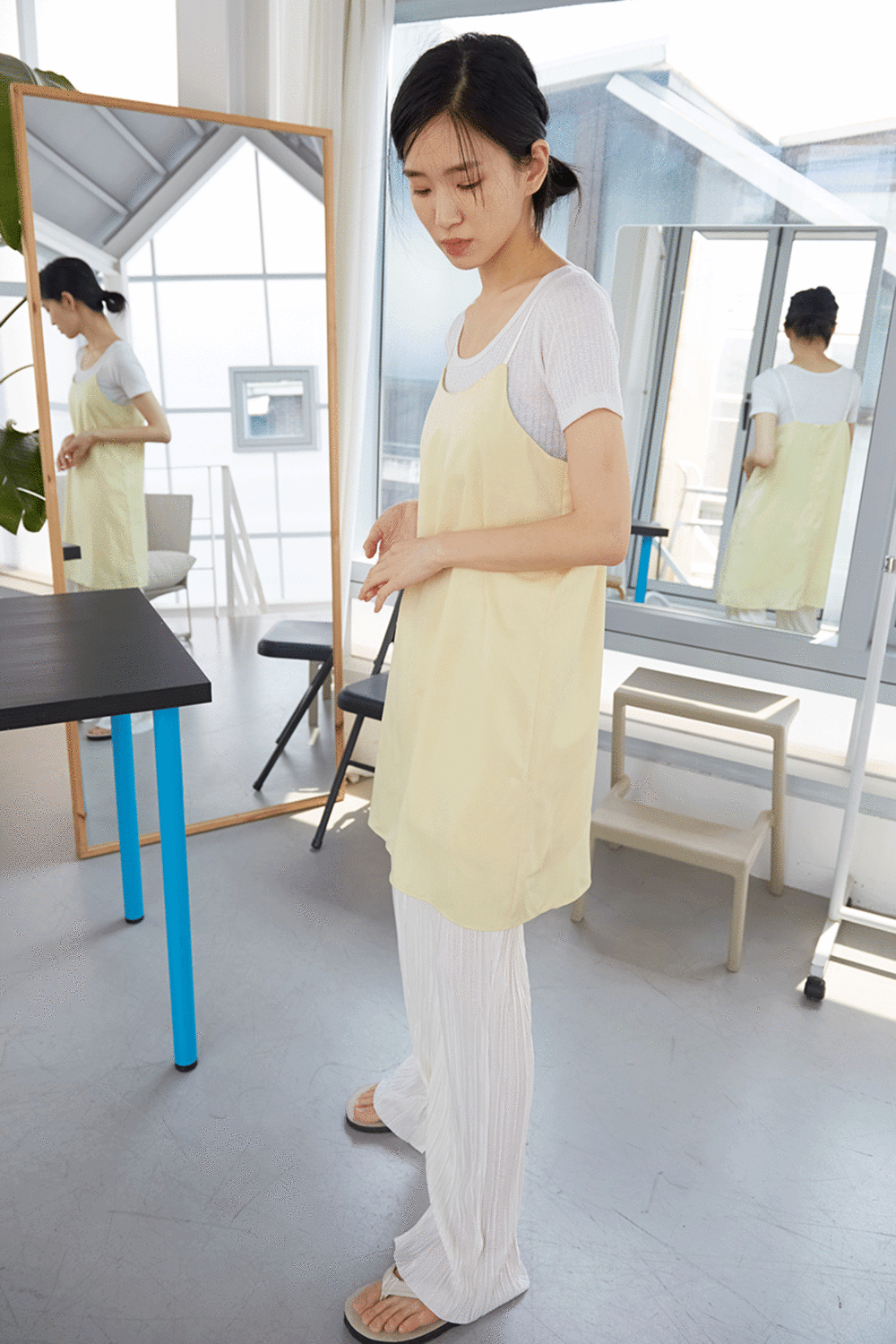 mini slip dress (3colors)