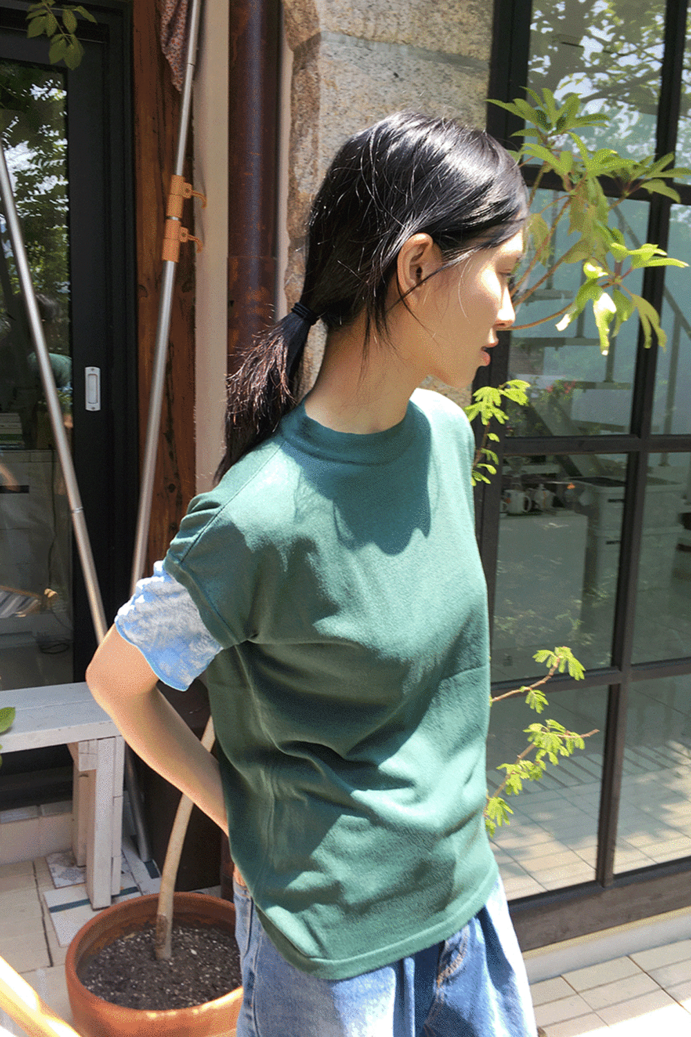 non sleeve knit top (5colors)