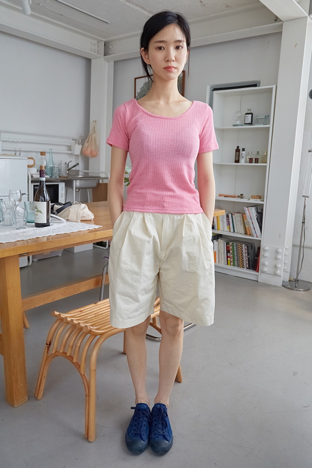 light cotton long pants (3colors)